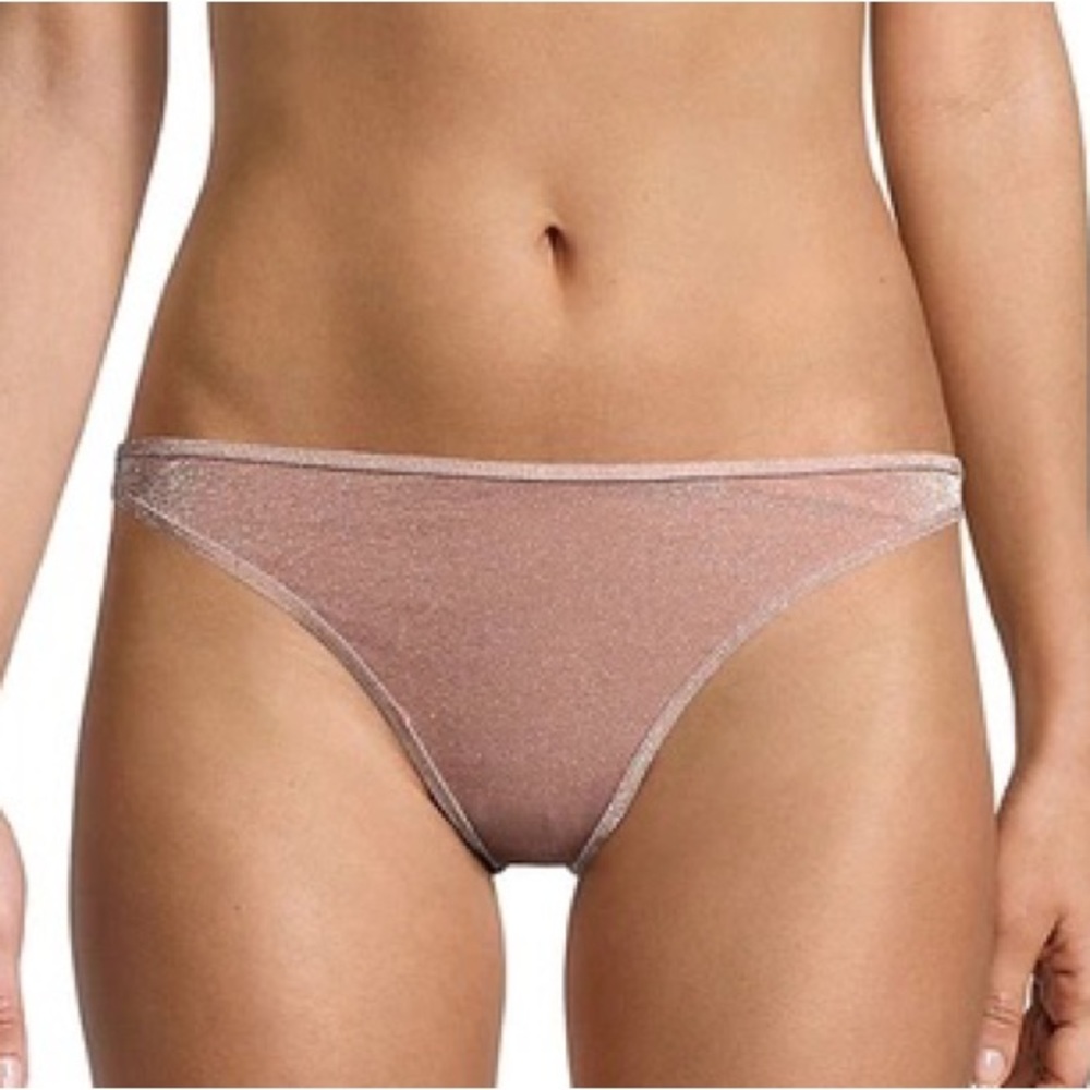 NWT Ramy Brook Sparkle Knit Isla Bikini Bottoms Size XS MSRP $108